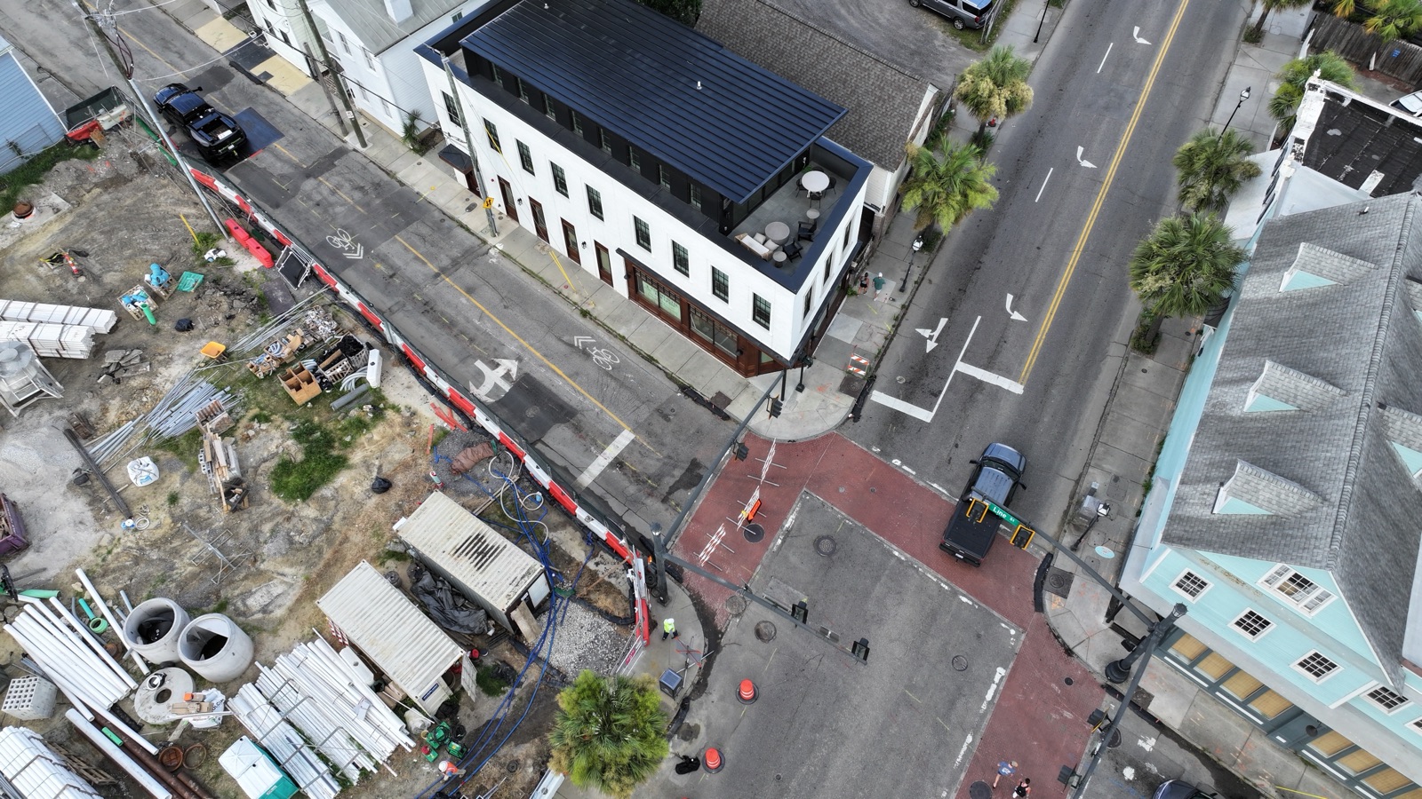 Courier Square master plan with 651 King Street highlighted, upper King Street, Charleston